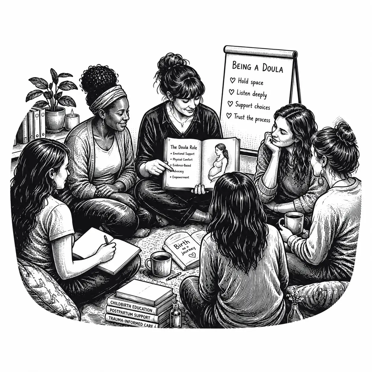 Women learning